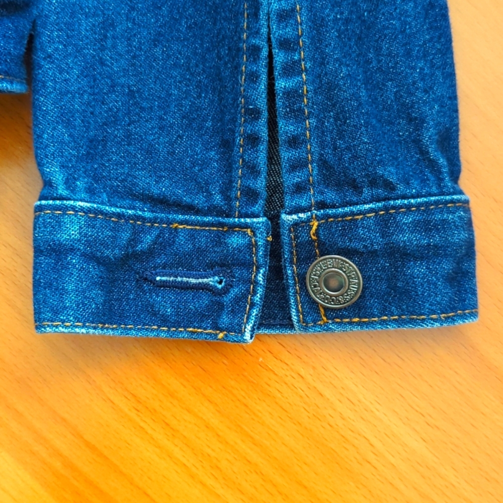 Vintage LEVI'S Orange Tab Denim Jacket - Size Small - Picture 8 of 8